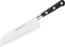 Lion Sabatier Ideal Santokukniv 18 cm Sort Str L: 18 cm - Kokkeknive S...