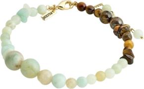 Pilgrim Soulmates Bracelet Mint/goldplated One size - Perlearmbånd hos...