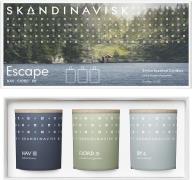 Skandinavisk Escape Mini Candle Giftset 65g x 3 Kvindeduft 65gx 3 - Du...