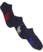 Polo Ralph Lauren Ankelømper 3pak One size - Footies hos Magasin