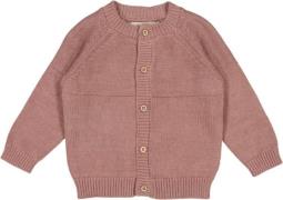 Wheat Strik Cardigan Eddy Str 2 år / 92 cm - Pudder Cardigans Bomuld h...