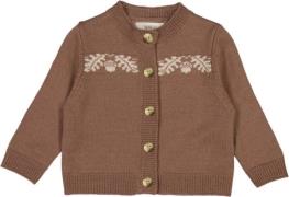 Wheat Strik Cardigan Agern Str 2 år / 92 cm - Vintage Rose Cardigans h...