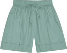 Moshi Moshi Mind Wake Shorts Poplin Kvinde Aqua Green Casual Shorts St...