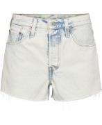 Levi's 501 Original Short Snow PIC SH Kvinde Blå Denim Shorts Str 28 -...