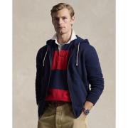 Polo Ralph Lauren RL Fleecelsl-knt Mand Blå Hoodies Str L - hos Magasi...