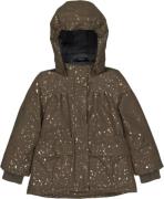 Mikk-Line Polyester Girls Jacket Glitter Str 134 Polyester - Chocolate...