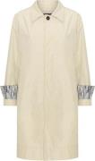 ISNURH Charlize Coat Kvinde Beige Regnjakker Str L - hos Magasin