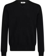 Magasin Mads 1 100% Cashmere Mand Black Sweaters Str L Cashmere