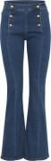 Sorbet Sbfaluna Pant Kvinde Denim Blue Flared Jeans Str 40 - Denim hos...