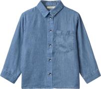 Fliink Hurlum Oversize Shirt Str 6Y/116 - Light Denim Blue Skjorter De...