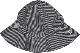 Müsli by Green Cotton Poplin Stripe hat Baby 92/98 - Solhatte Bomuld h...