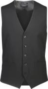 Lindbergh Superflex Waistcoat Mand Sort Veste Str 46 - hos Magasin