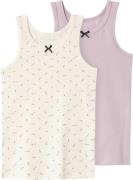 Name It Nmftank TOP 2P Buttercream Floral N Str 92 - Buttercream Under...