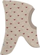 Huttelihut Balaclava Hearts Emb. Wool 48\0-12M - Elefanthuer Merino ho...