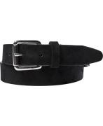 Magasin Simple Belt Nero w/ Silver L Bælter