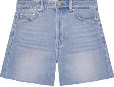 Ganni Heavy Denim Shorts Kvinde Tint Wash Denim Shorts Str 25 Denim - ...