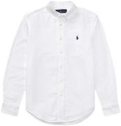 Polo Ralph Lauren Slim Fit Cotton Oxford Shirt Str 8 / 8 år - Hvid Skj...