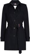 Tommy Hilfiger Heritage Single Breasted Trench Kvinde Blå Trenchcoats ...