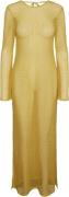 Something New Snchrissy LS Maxi Dress ITY Kvinde Spicy Mustard Maxi Kj...