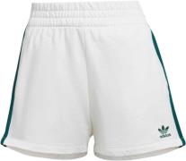 adidas 3 Stripes Short Kvinde White Sweatshorts Str 34 - Bomuld hos Ma...