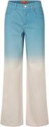 Stine Goya Sgjoelle, 1998 Denim Kvinde Ocean Hue Wide Jeans Str 29 Den...