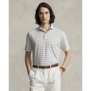 Polo Ralph Lauren Classic Fit Striped Jersey Polo Shirt Mand Grå/hvid ...