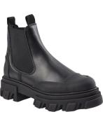 Ganni Low Chelsea Boot Black Stitch Kvinde Black Chelsea Boots Str 40 ...