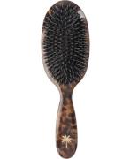 Fan Palm Boar & Nylon Brush Turtle Medium - Hårbørster hos Magasin