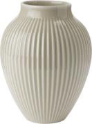 Knabstrup Keramik Knabstrup Vase H 20 cm Ripple Sand Ripple Sand - Vas...