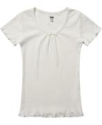 Magasin Ava Pointelle Tshirt Organic Gots Str 4 Star White Kortærmede ...