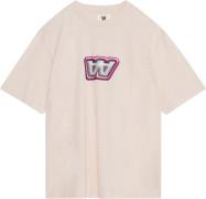 Wood Wood Wwasa Balloon Tshirt Mand Pale Pink Kortærmede T-shirts Str ...