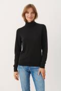 Part Two Riahspw PU 90% Wool, 10% Cashmere Kvinde Black Rullekraver Sl...