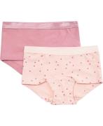 Magasin Girls Hipsters 2pack Str 4 Rose Dot / Mesa Rose Underbukser Bo...