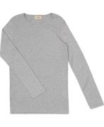 Magasin Mulle 1G Long Sleeve Tshirt Organic Gots Str 45 ÅR Grey Melang...