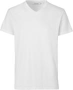 Samsøe Samsøe Kronos vn T-shir Mand White Kortærmede T-shirts Str L - ...