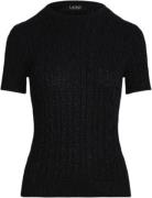 Lauren Ralph Lauren CMB Ctn/br Ryn/lrxss Sweater Kvinde Sort Sweaters ...