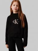 Calvin Klein Monologo Sweater Str 8 - Ck Black Sweatshirts hos Magasin