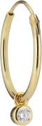 The Earring Shop Golden Hour Hoop One size - Creoler hos Magasin