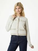 Neo Noir Vivia Knit Cardigan Kvinde Beige Melange Sweaters Str 40 - Ul...