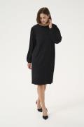 Kaffe Kalone Knit Dress Kvinde Black Deep Langærmede Bluser Str XXL - ...