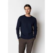 Clean Cut Copenhagen Oscar Knit Mand Navy Cardigans Str L - hos Magasi...