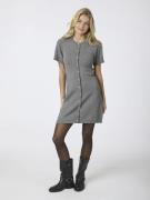 Neo Noir Elise Knit Dress Kvinde Dark Grey Melange Korte Kjoler Str 40...