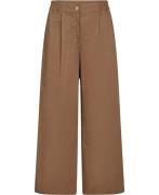 La Femme Rousse Uma Trousers Kvinde Camel Bukser Med Brede Ben Str L -...