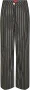 Cras Nancycras Pants Kvinde Camel Pinstripe Bukser Med Lige Ben Str 40...