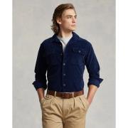 Polo Ralph Lauren Classic Fit Corduroy Camp Shirt Mand Blå Overshirts ...