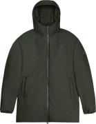 Rains Lohja Long Insulated Jacket W3t2 Kvinde Green Regnjakker Str L -...