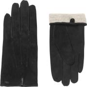 MJM MJM Glove Aida W Sheep Suede Black L - Handsker Uld hos Magasin