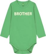 The New Tnsbrother L_S Body Str 80 cm - Bright Green Langærmede Bodies...