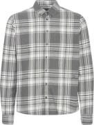 Casual Friday Cfanton LS Checked Shirt Mand Pewter Mix Langærmede Skjo...