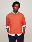 Tommy Hilfiger Pima ORG CTN Cashmere Crew Neck Mand Orange Thunder Hea...